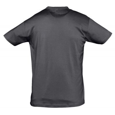 Футболка унисекс Regent 150, темно-серая (графит)-1