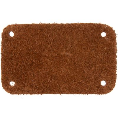 Лейбл замшевый Beta, S, горчичный-0