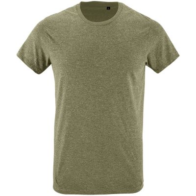 Футболка мужская Regent Fit 150, меланж хаки-0