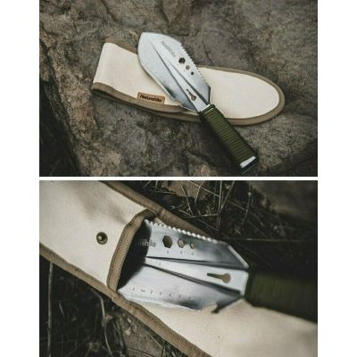 Многофункциональная ручная лопата Hike and Dig, серебристая-1