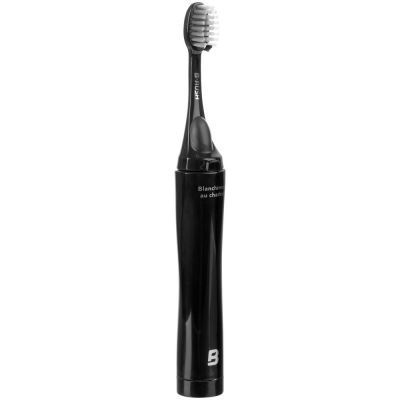 Зубная щетка с пастой Push & Brush, черная-0