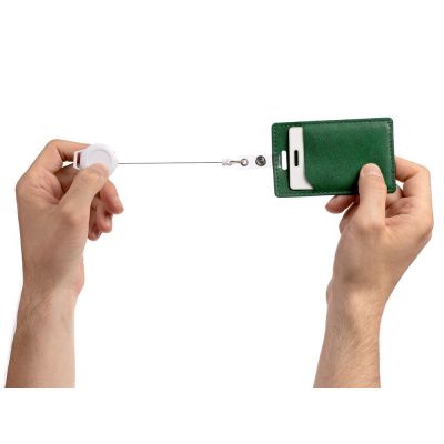 Ретрактор Attach New с ушком под ленту, белый-4