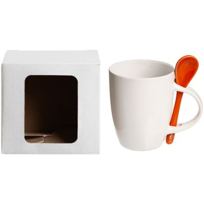 Коробка с окном для кружки Window, белая-2