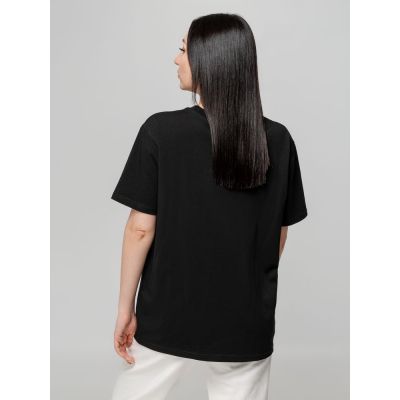 Футболка унисекс оверсайз Street Vibes, черная-4