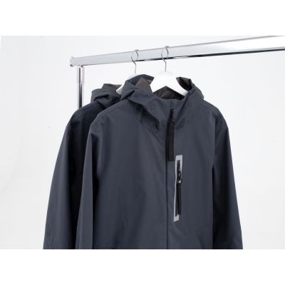 Куртка унисекс Shtorm, темно-серая (графит)-10