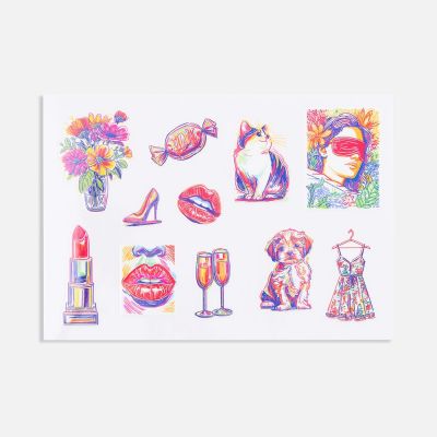 Стикерпак UV-DTF Thematik, для женщин-0