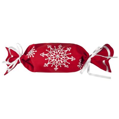 Упаковка-конфета «Снежинки», красная-0