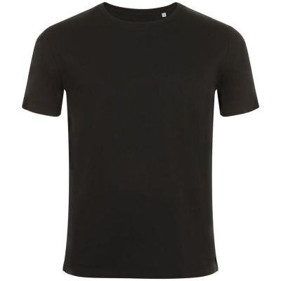 Футболка мужская Marvin, черная-0