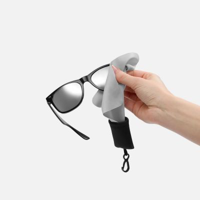 Очищающая салфетка Specta, серая с черным-3