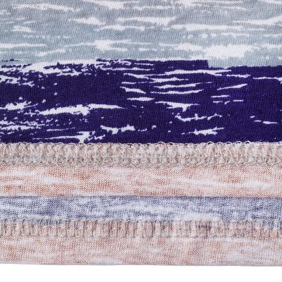 Футболка мужская Rayet двусторонняя, оранжевая с фиолетовым-5