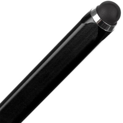 Вечный карандаш Quarta со стилусом и уровнем, черный-5