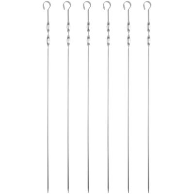 Набор шампуров в чехле Long Bower, серый-2