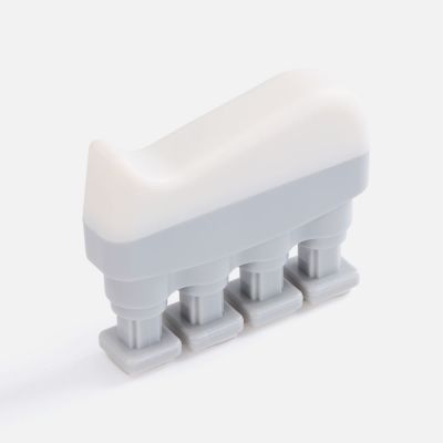 Эспандер кистевой FingerTap, серый с белым-0