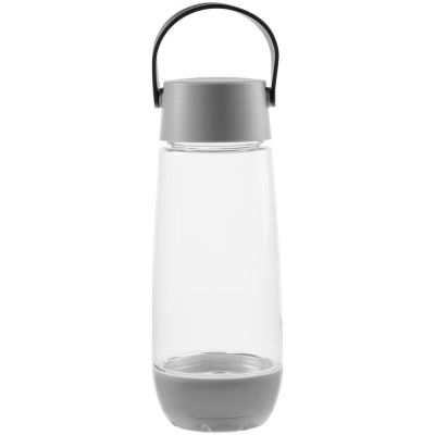Бутылка для воды Torsta Light с колонкой и светильником, серая-1