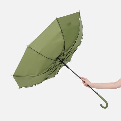 Зонт-трость Jolly Brolly, зеленый (хаки)-6