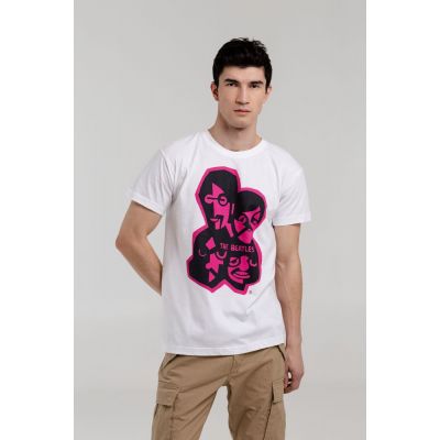 Футболка «Меламед. The Beatles», белая-0