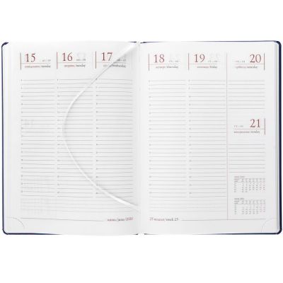 Еженедельник Nebraska, датированный, синий-2