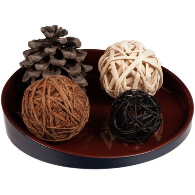 Блюдо Form Fluid, большое, бордовое-1