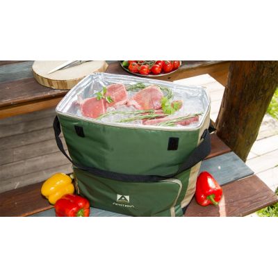 Термосумка с люком «Арктика», M, зеленая-2