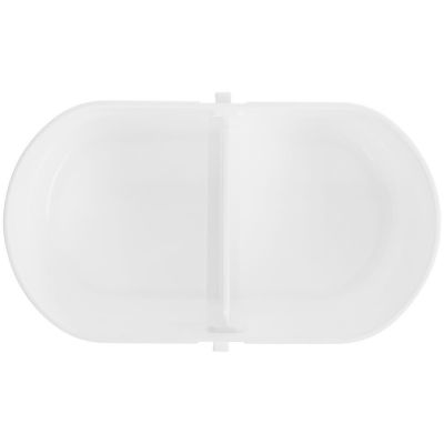 Ланчбокс Lunch Break, белый с черным-3