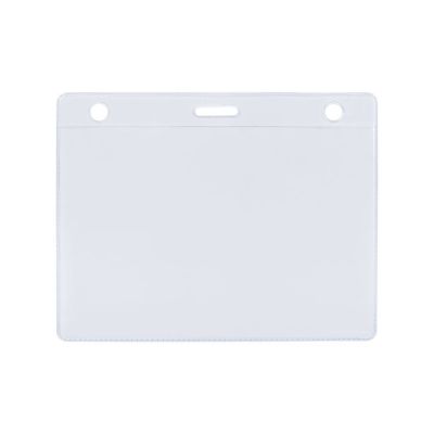 Карман для бейджа Lucid, горизонтальный, из фактурного ПВХ-0