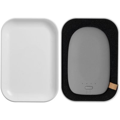 Аккумулятор с беспроводной зарядкой Pebble Wireless 9000 мАч, серый-7