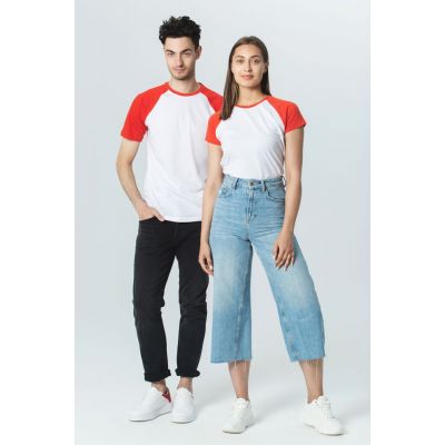 Футболка женская T-bolka Bicolor Lady, белая-2