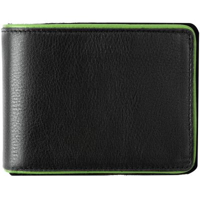 Кошелек Partinico, черный с зеленым-1
