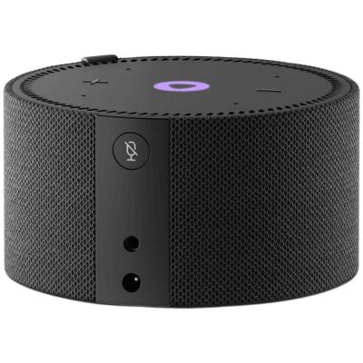 Умная колонка «Новая Яндекс Станция Мини» с часами, черная-1