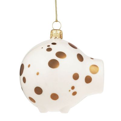 Фарфоровая елочная игрушка My Spheric Pig-3
