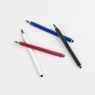 Вечный карандаш Tricore со стилусом, черный-5