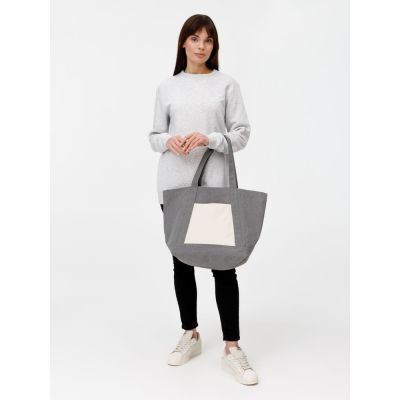 Шопер Shophop, серый с неокрашенным-10