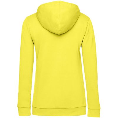 Толстовка с капюшоном женская Hoodie, желтая-1