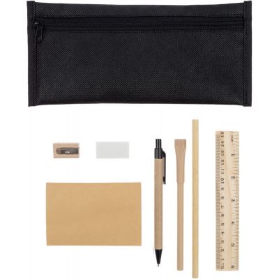 Канцелярский набор Scribe, с блокнотом, черный-2