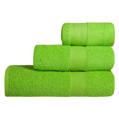 Полотенце махровое Soft Me Large, зеленое яблоко-1