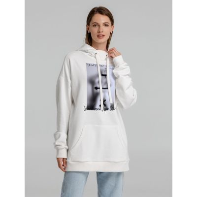 Худи оверсайз «Покажи мне свою душу», молочно-белое-1