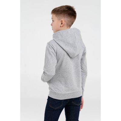 Толстовка с капюшоном детская Kirenga Kids, серый меланж-4