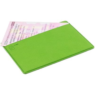 Обложка для автодокументов Devon Light, зеленая-3