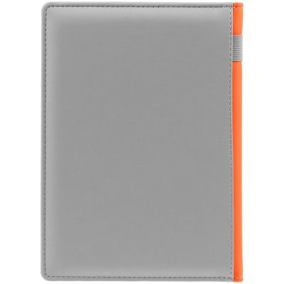 Ежедневник Spain Shall на заказ, недатированный, серый с оранжевым-3
