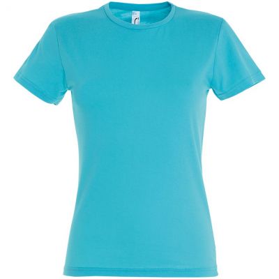 Футболка женская Miss 150, бирюзовая-0