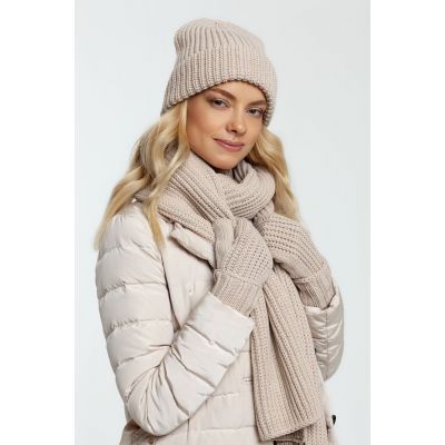 Набор Nordkyn Full Set с шарфом, бежевый-5