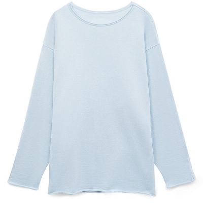 Лонгслив унисекс Siluetti Fuori, светло-голубой-0