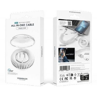 Кабель Vonmahlen Allroundo Eco для быстрой зарядки, черный-6