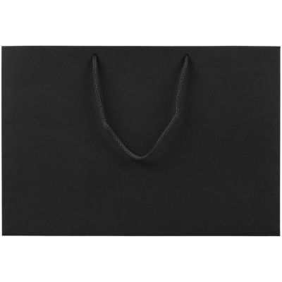 Пакет бумажный Ample Plus M, черный-1