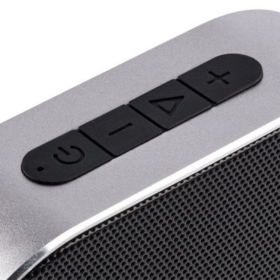 Беспроводная колонка Sound Count, серебристая-4