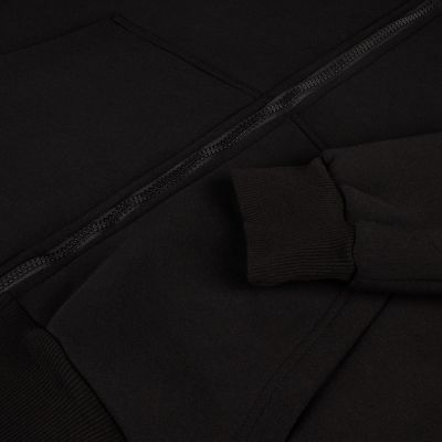 Толстовка унисекс оверсайз Zippy, черная-3