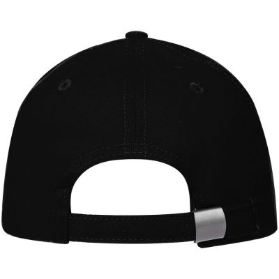 Бейсболка Spiker, черная с белым-3