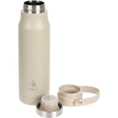 Термобутылка Tateyama, серо-бежевая-2