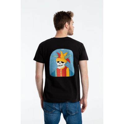 Футболка «Шут», черная-1