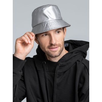 Панама Palladio, серебристая-6